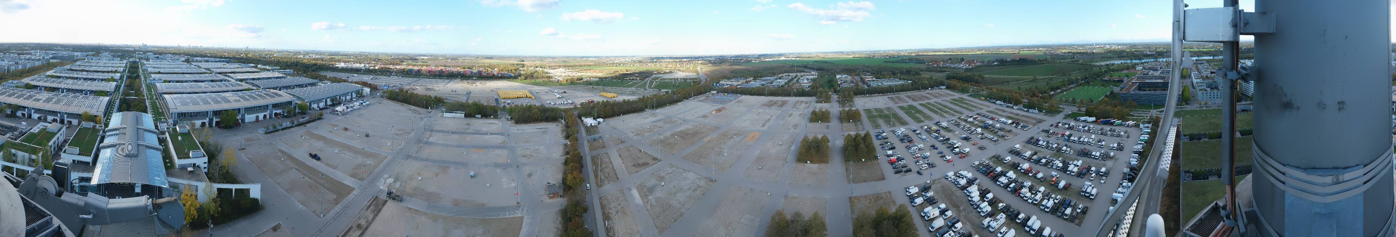 Archiv Foto Webcam München: Messeturm Riem (Messestadt Ost)