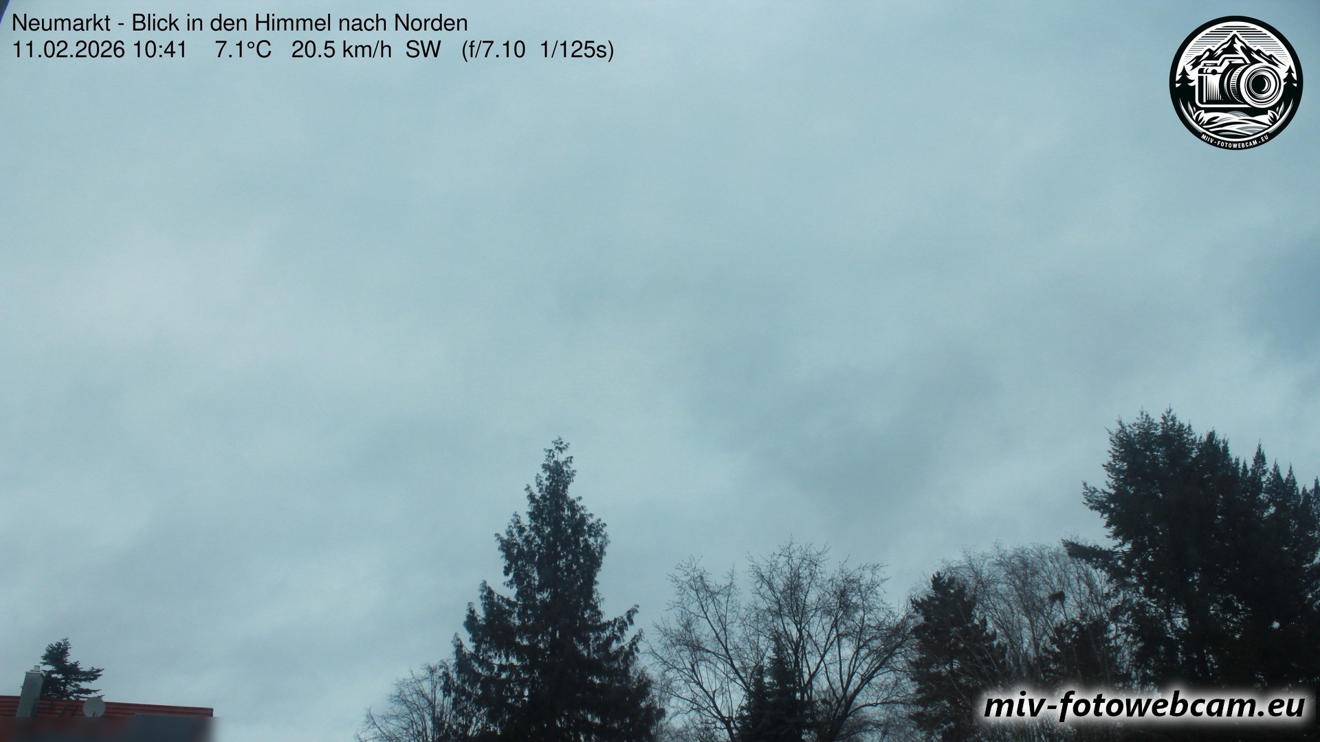 Archiv Foto Neumarkt in der Oberpfalz: Wetter-Webcam Norden