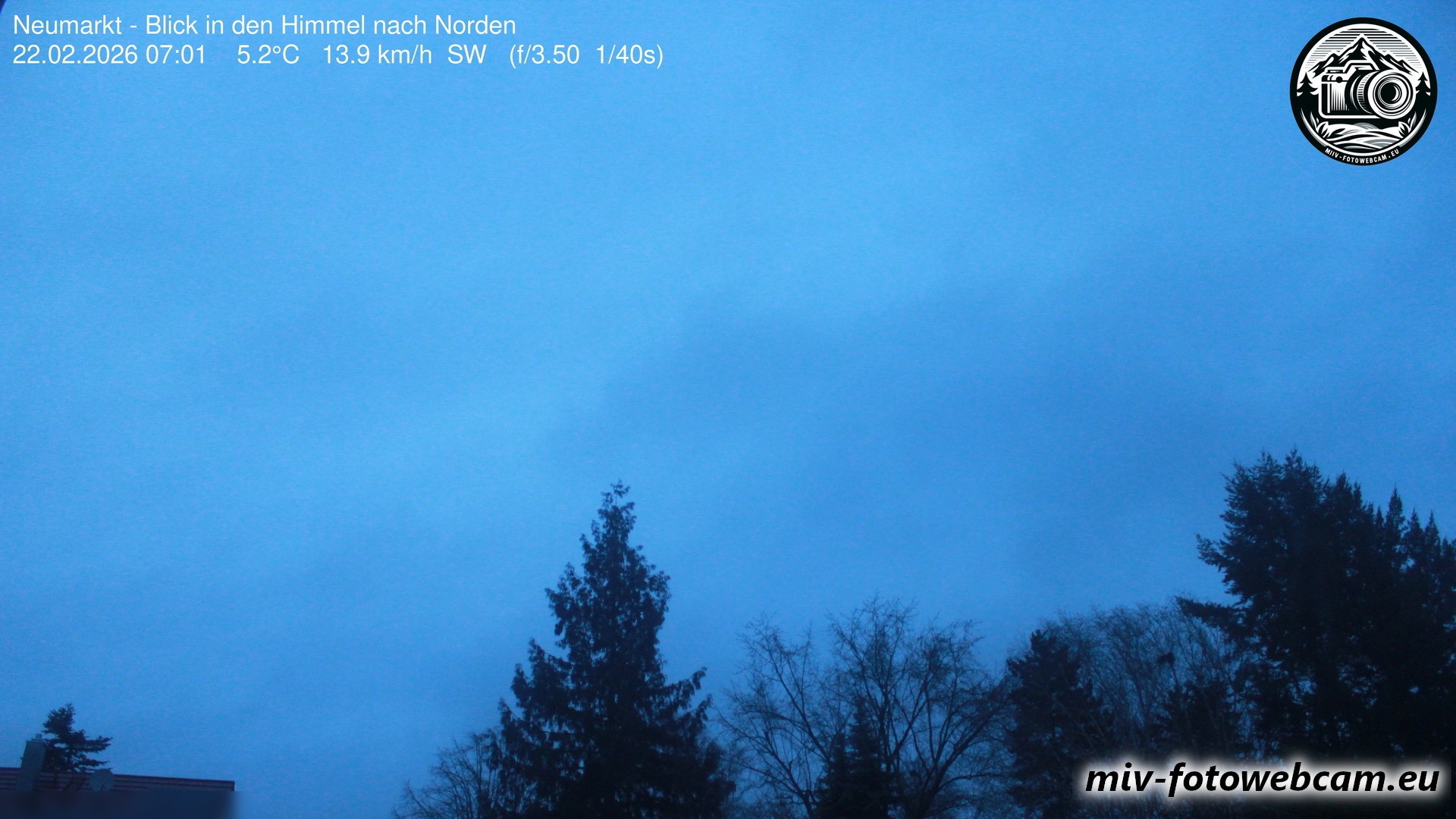 Archiv Foto Neumarkt in der Oberpfalz: Wetter-Webcam Norden