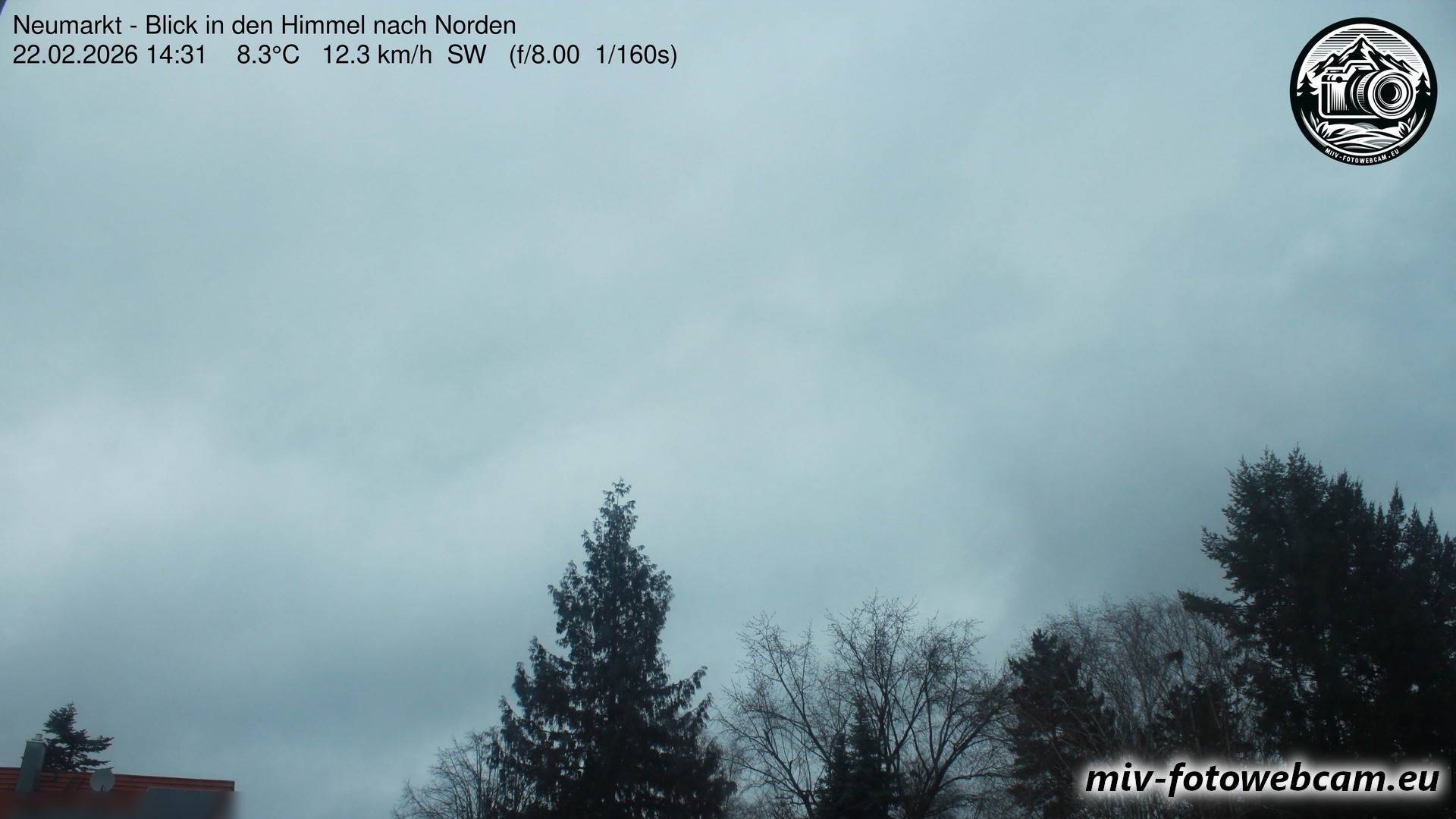 Archiv Foto Neumarkt in der Oberpfalz: Wetter-Webcam Norden