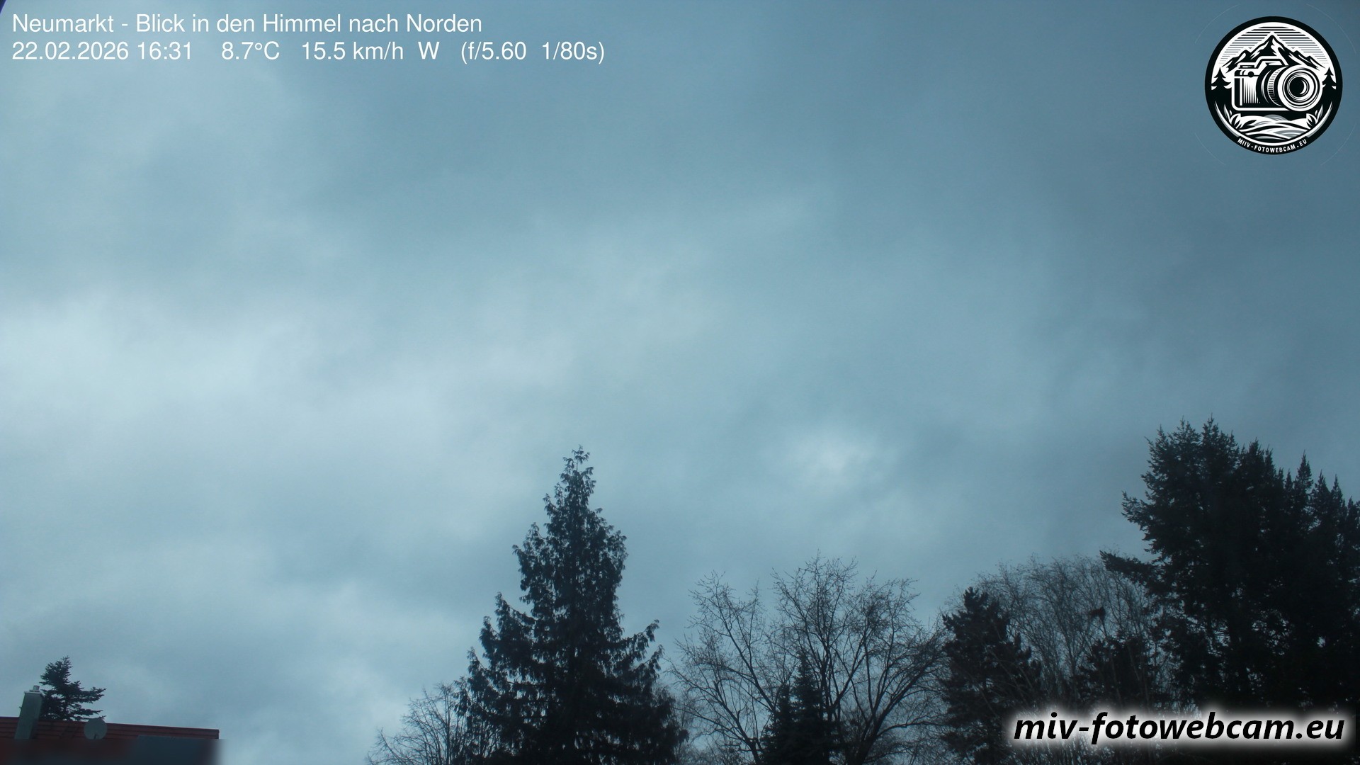 Archiv Foto Neumarkt in der Oberpfalz: Wetter-Webcam Norden