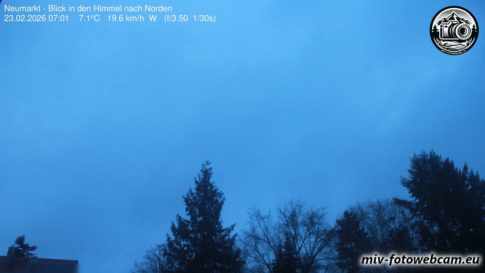 Archiv Foto Neumarkt in der Oberpfalz: Wetter-Webcam Norden