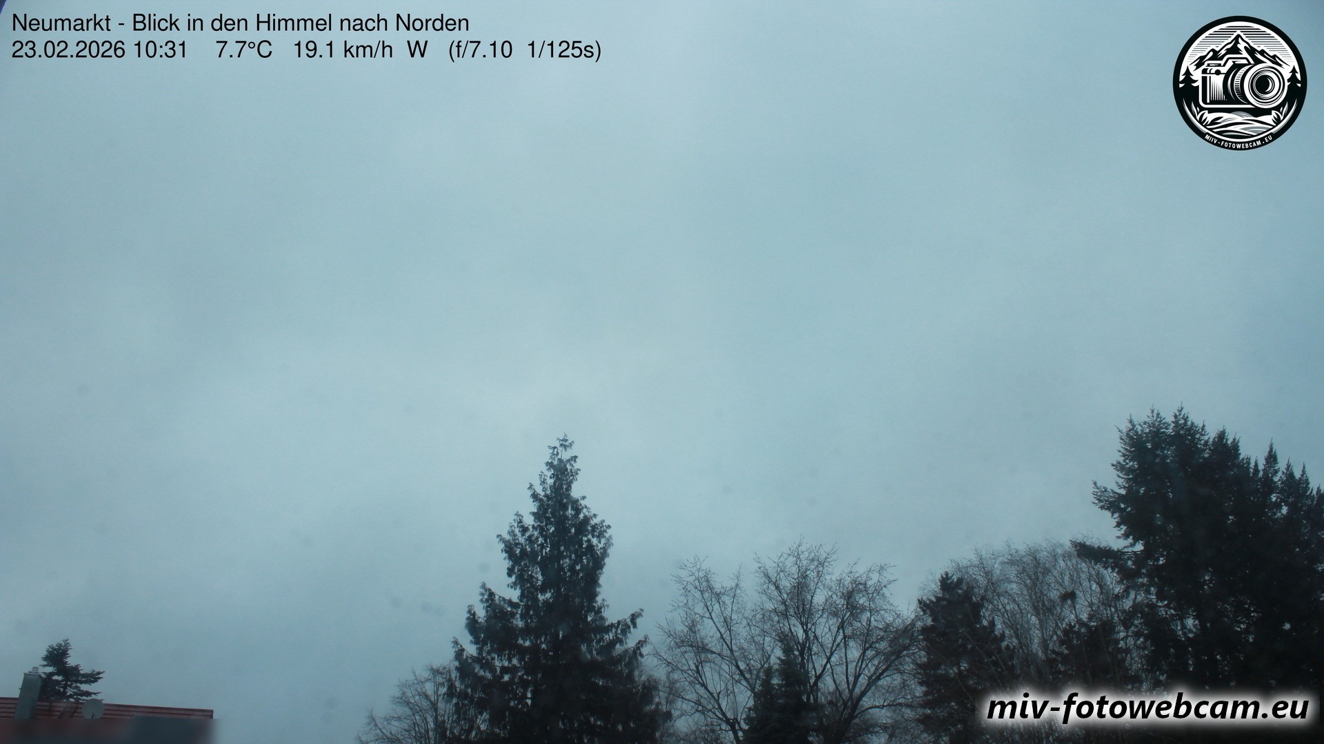 Archiv Foto Neumarkt in der Oberpfalz: Wetter-Webcam Norden