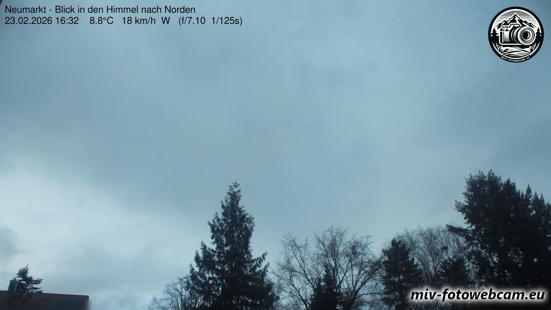 Archiv Foto Neumarkt in der Oberpfalz: Wetter-Webcam Norden