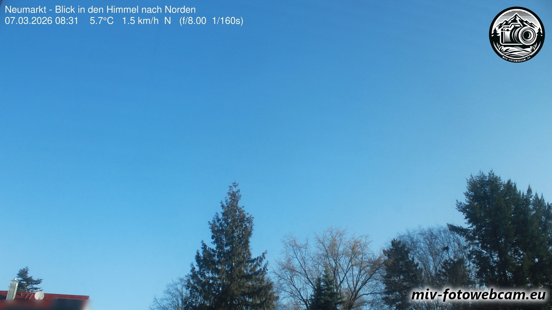 Archiv Foto Neumarkt in der Oberpfalz: Wetter-Webcam Norden