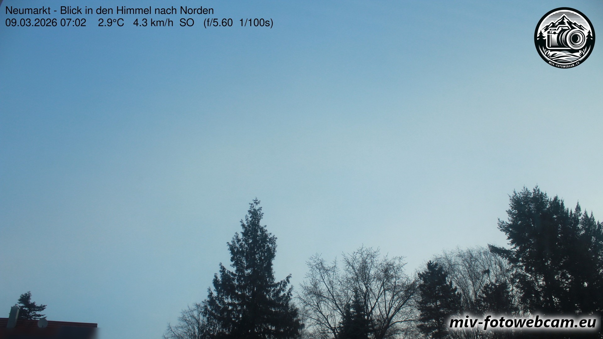 Archiv Foto Neumarkt in der Oberpfalz: Wetter-Webcam Norden