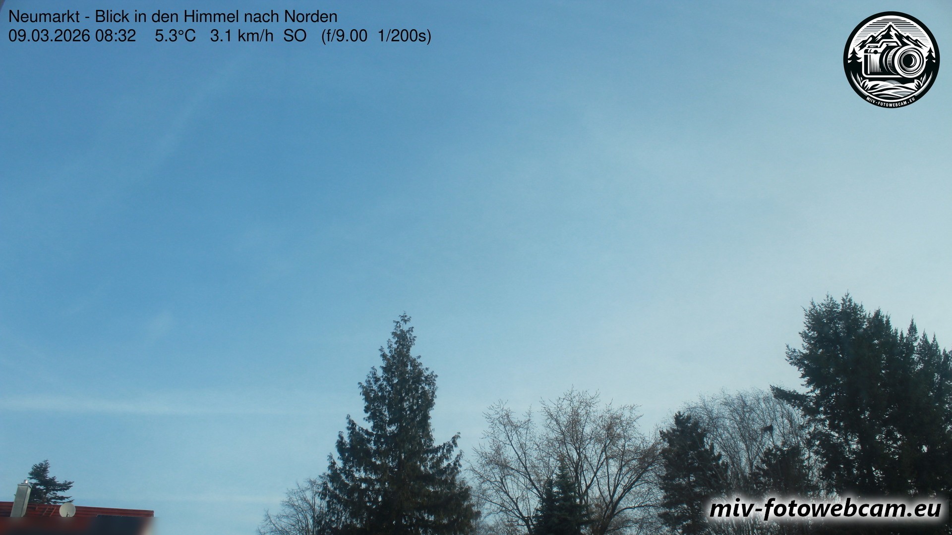 Archiv Foto Neumarkt in der Oberpfalz: Wetter-Webcam Norden