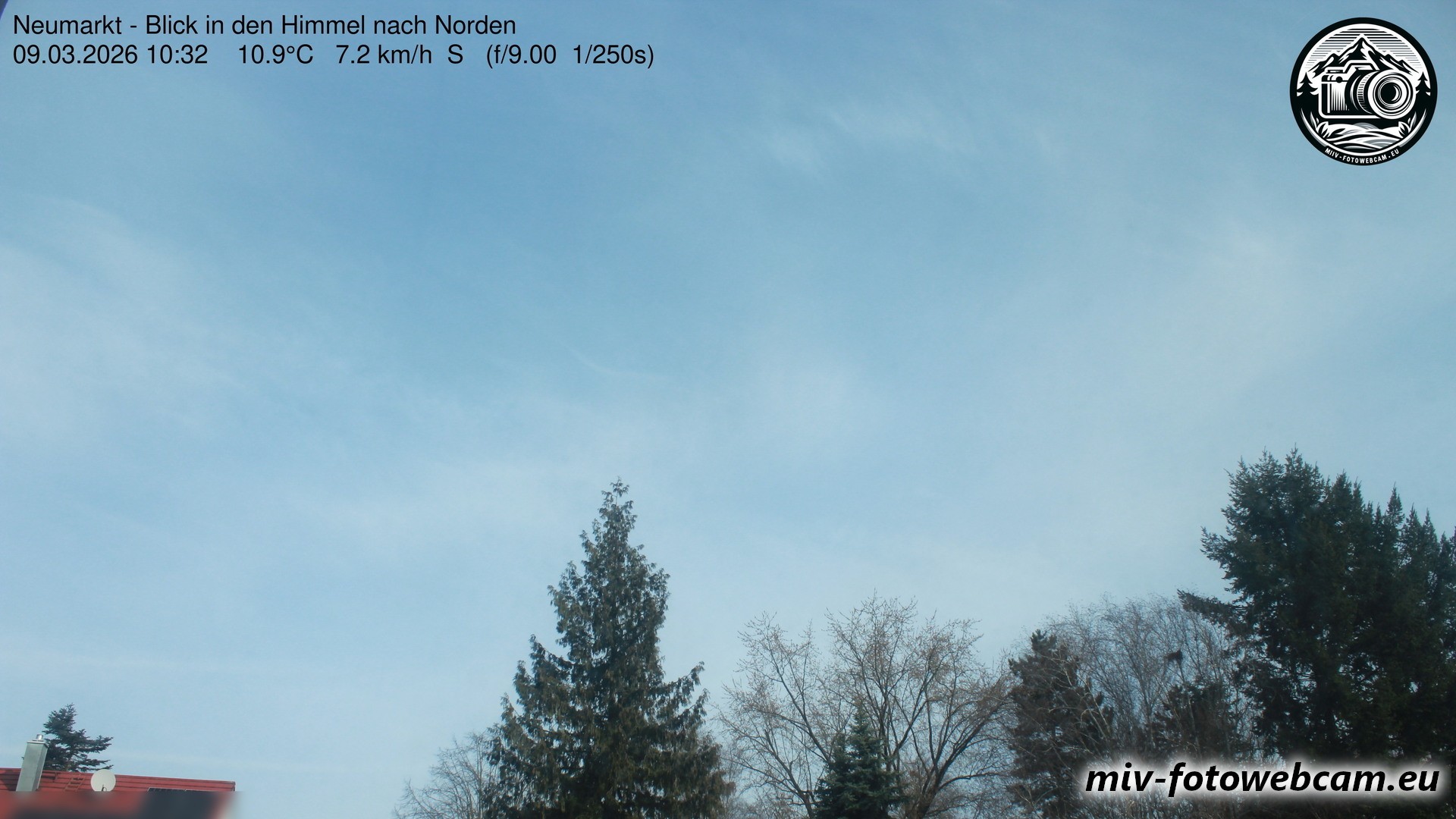 Archiv Foto Neumarkt in der Oberpfalz: Wetter-Webcam Norden