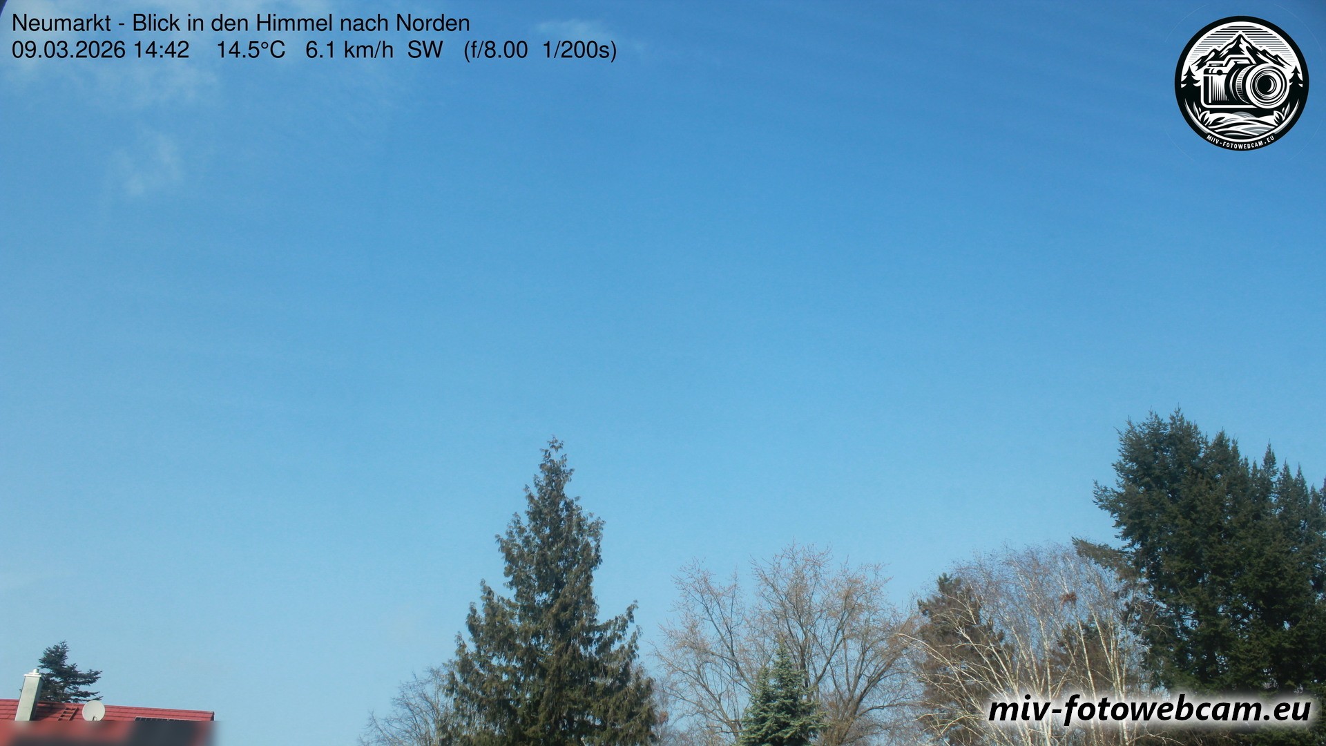 Archiv Foto Neumarkt in der Oberpfalz: Wetter-Webcam Norden