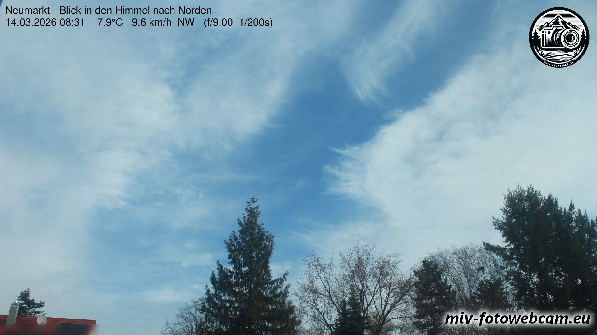 Archiv Foto Neumarkt in der Oberpfalz: Wetter-Webcam Norden