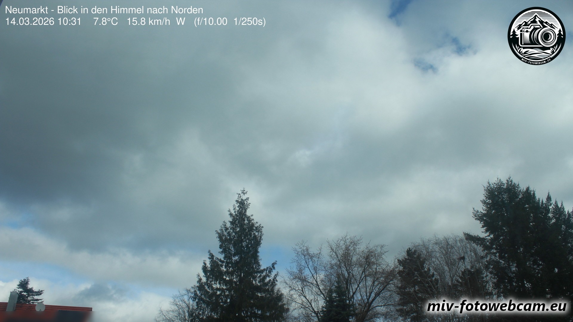 Archiv Foto Neumarkt in der Oberpfalz: Wetter-Webcam Norden