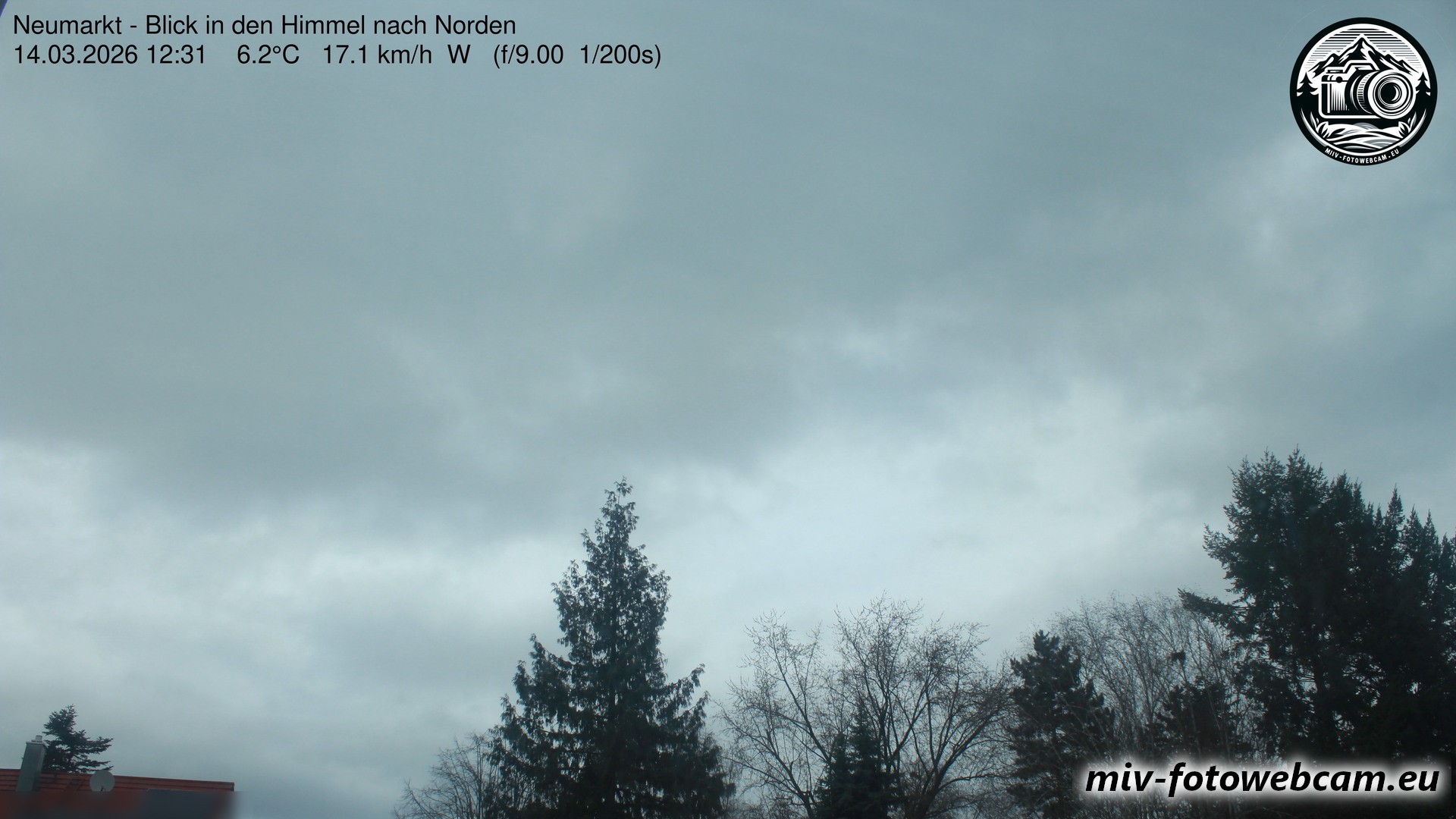 Archiv Foto Neumarkt in der Oberpfalz: Wetter-Webcam Norden