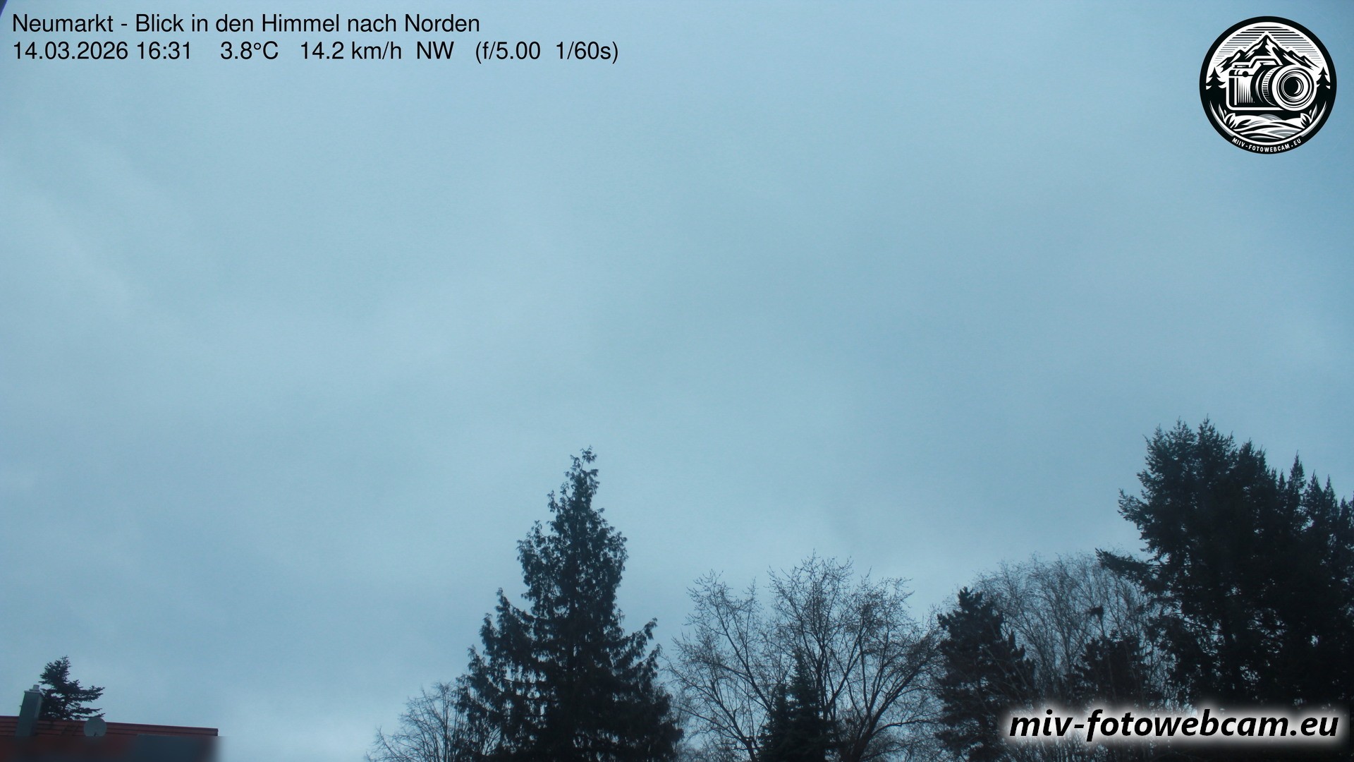 Archiv Foto Neumarkt in der Oberpfalz: Wetter-Webcam Norden