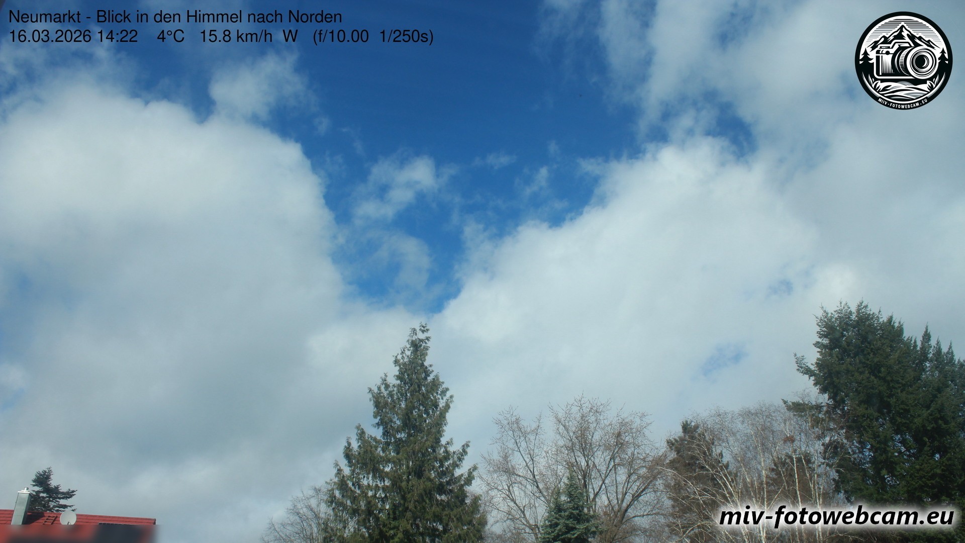 Archiv Foto Neumarkt in der Oberpfalz: Wetter-Webcam Norden