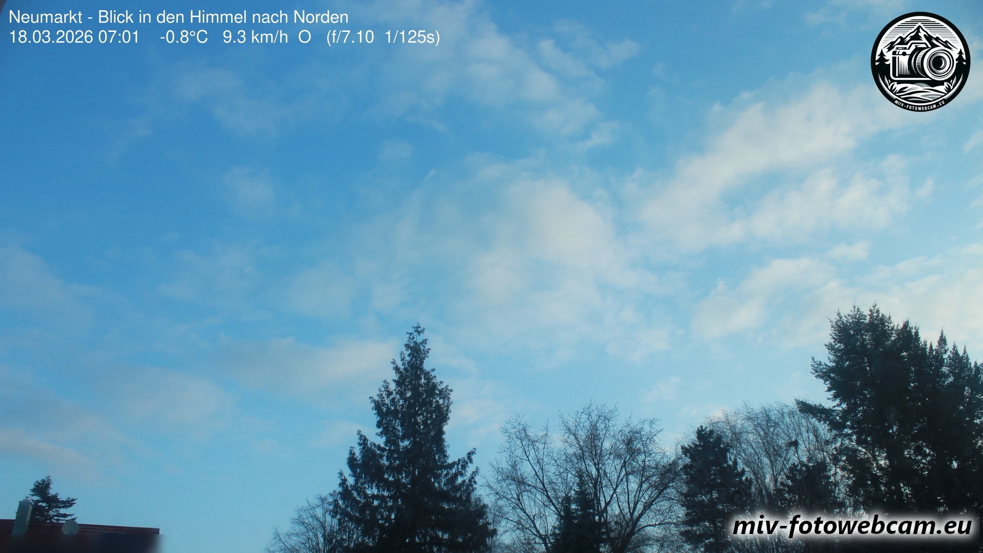 Archiv Foto Neumarkt in der Oberpfalz: Wetter-Webcam Norden