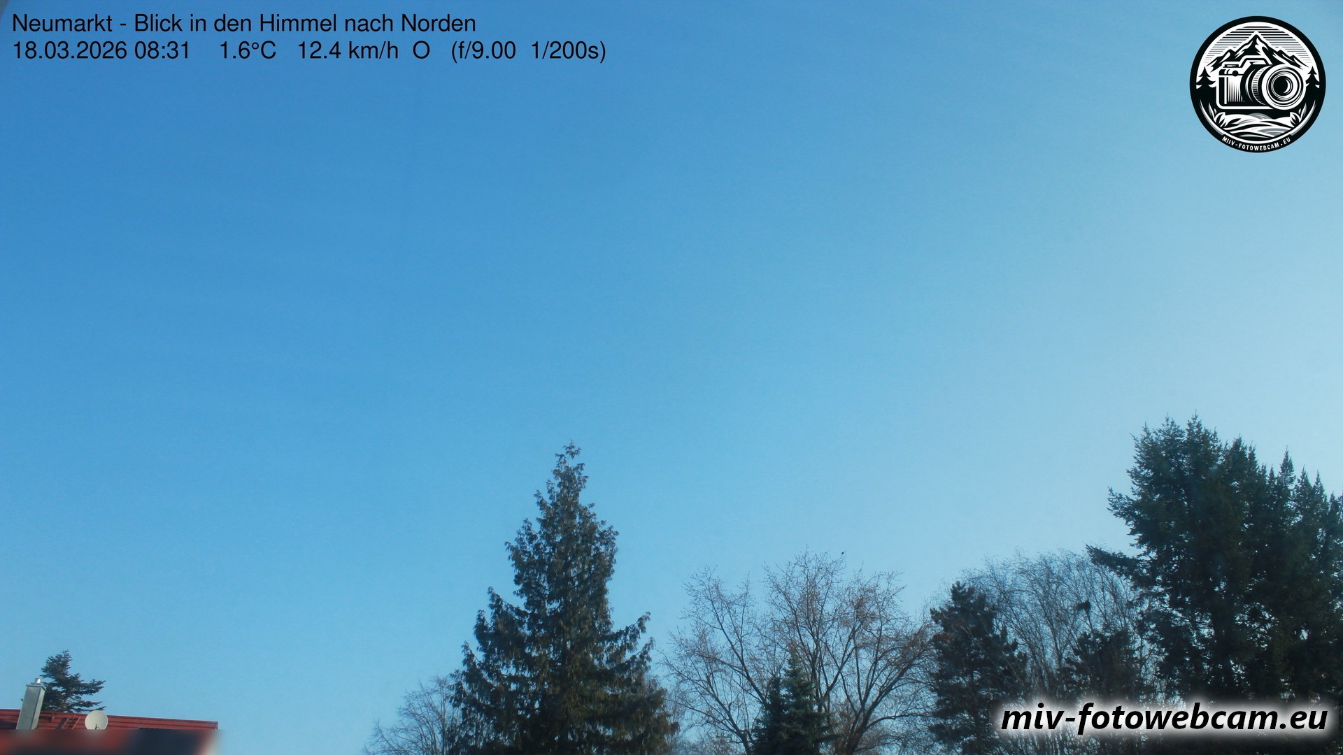 Archiv Foto Neumarkt in der Oberpfalz: Wetter-Webcam Norden