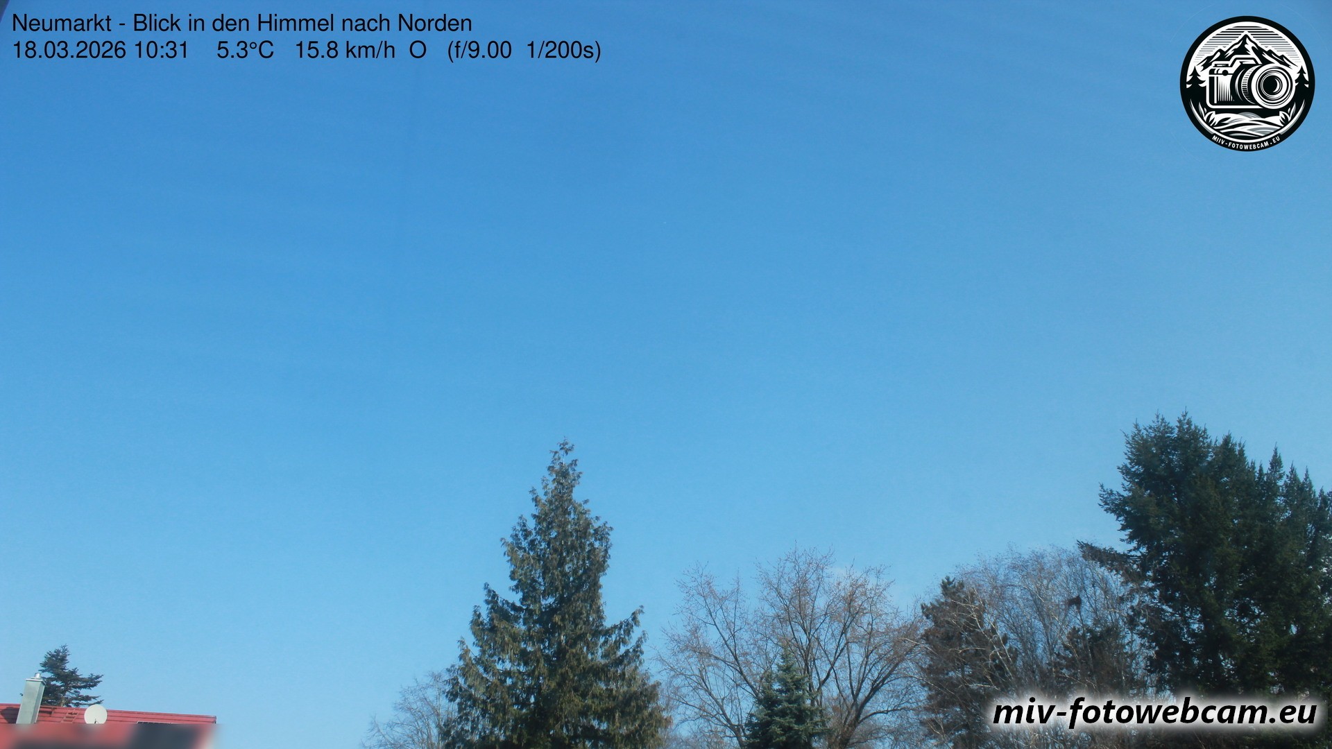 Archiv Foto Neumarkt in der Oberpfalz: Wetter-Webcam Norden