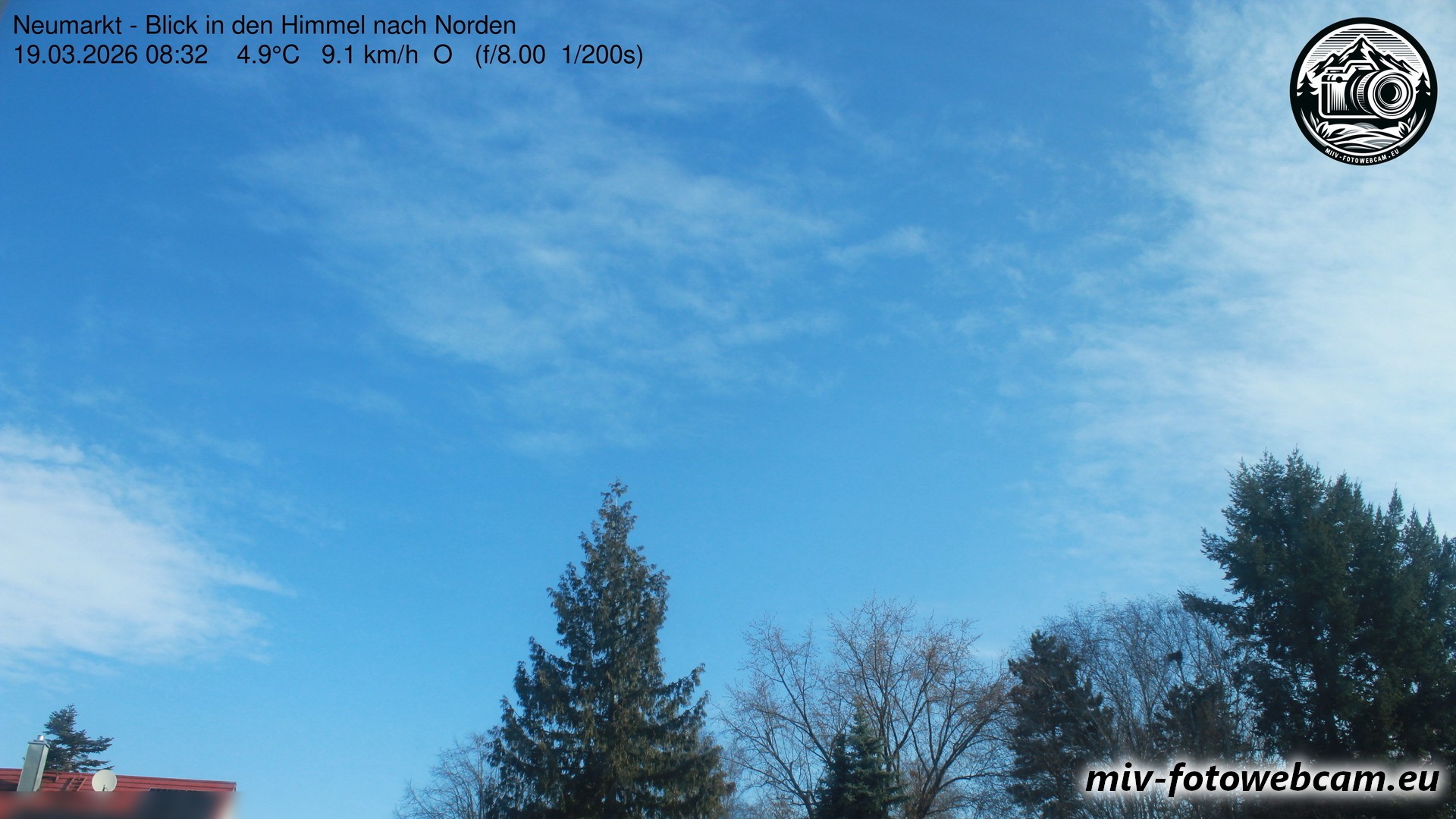 Archiv Foto Neumarkt in der Oberpfalz: Wetter-Webcam Norden