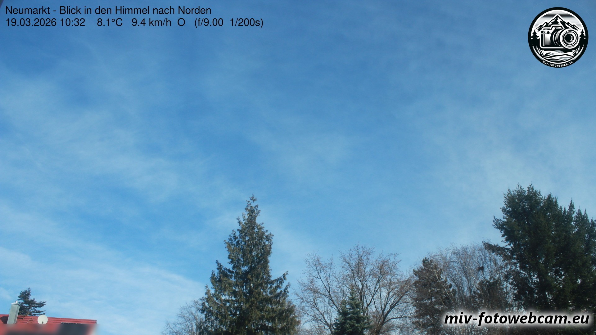 Archiv Foto Neumarkt in der Oberpfalz: Wetter-Webcam Norden