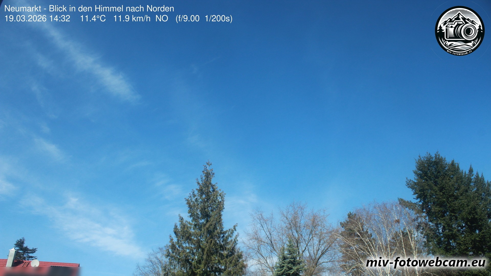 Archiv Foto Neumarkt in der Oberpfalz: Wetter-Webcam Norden