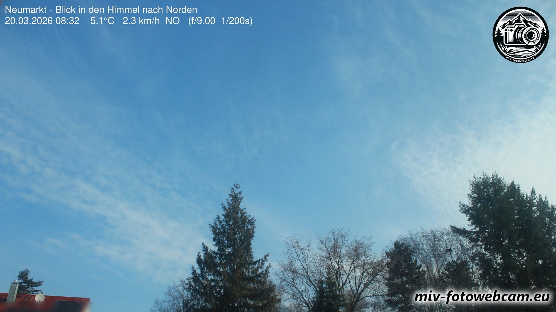 Archiv Foto Neumarkt in der Oberpfalz: Wetter-Webcam Norden