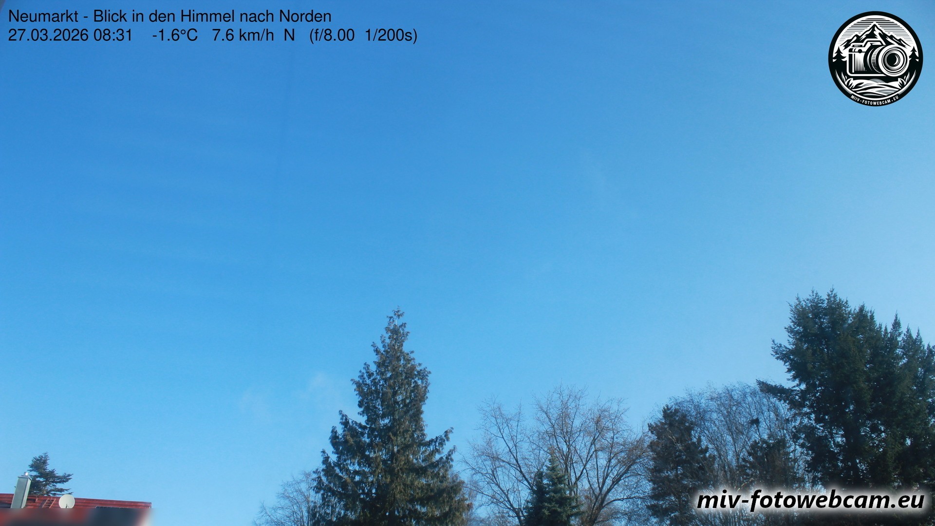 Archiv Foto Neumarkt in der Oberpfalz: Wetter-Webcam Norden