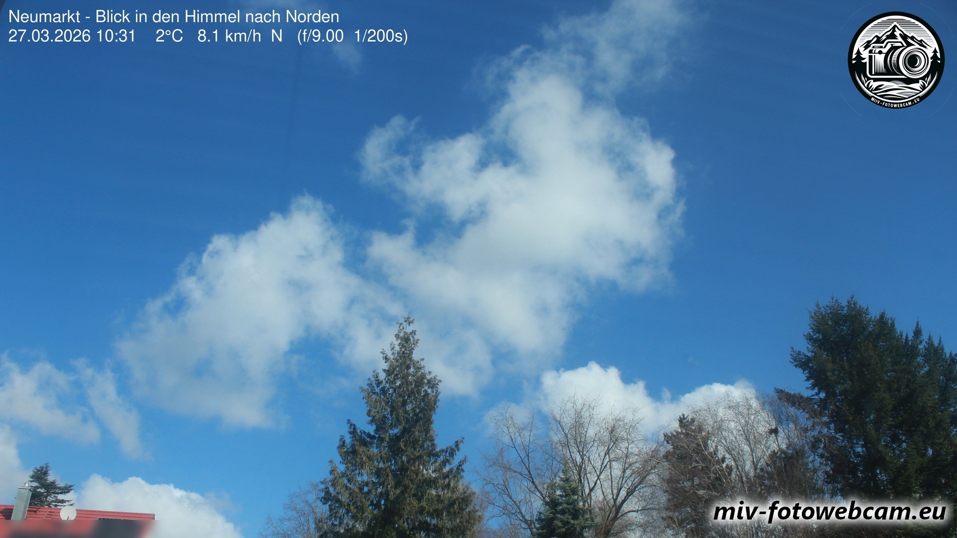 Archiv Foto Neumarkt in der Oberpfalz: Wetter-Webcam Norden