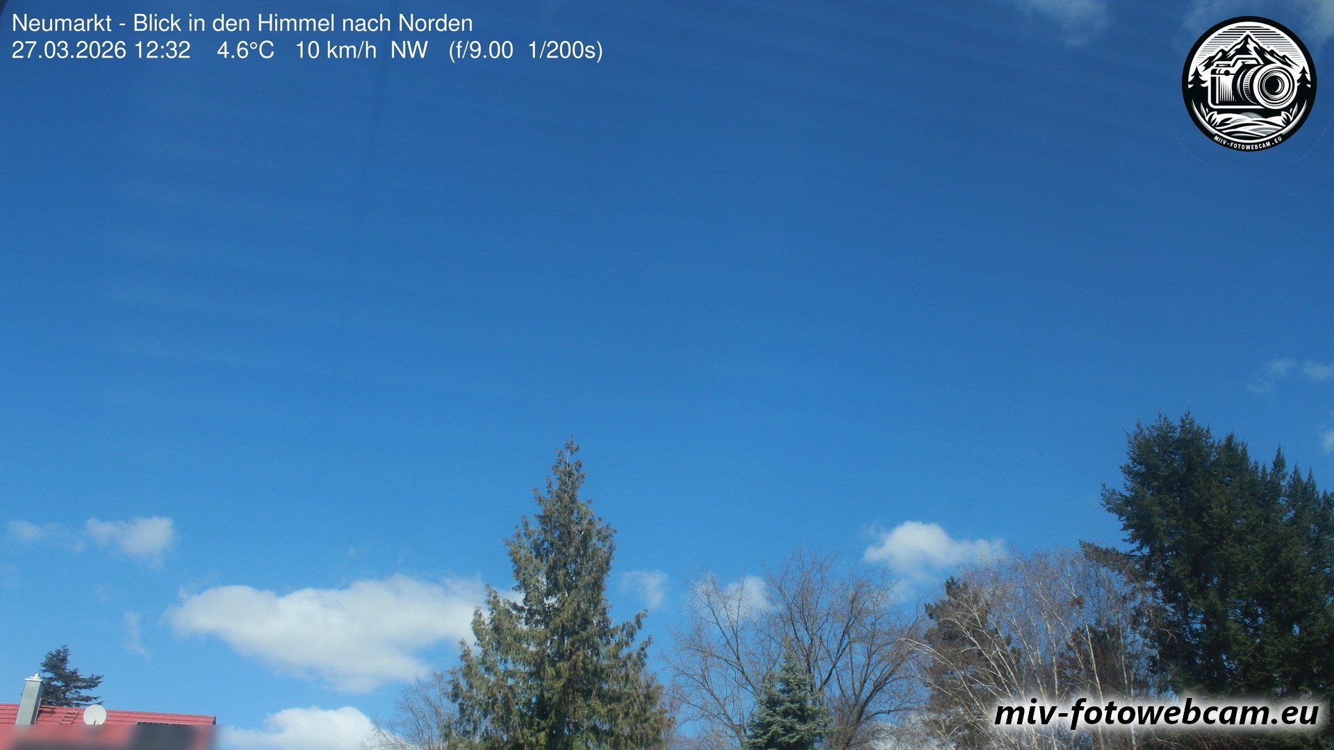 Archiv Foto Neumarkt in der Oberpfalz: Wetter-Webcam Norden