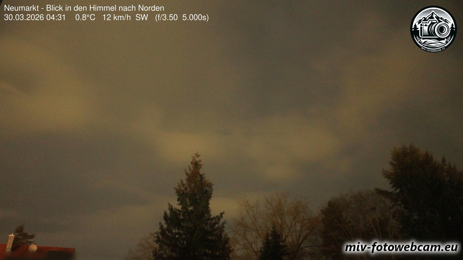 Archiv Foto Neumarkt in der Oberpfalz: Wetter-Webcam Norden