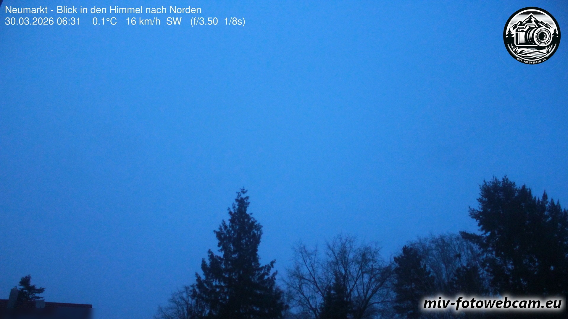 Archiv Foto Neumarkt in der Oberpfalz: Wetter-Webcam Norden