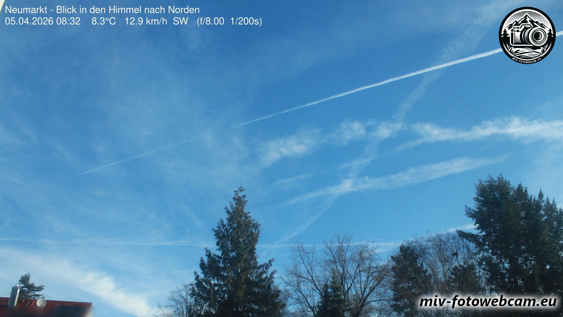 Archiv Foto Neumarkt in der Oberpfalz: Wetter-Webcam Norden