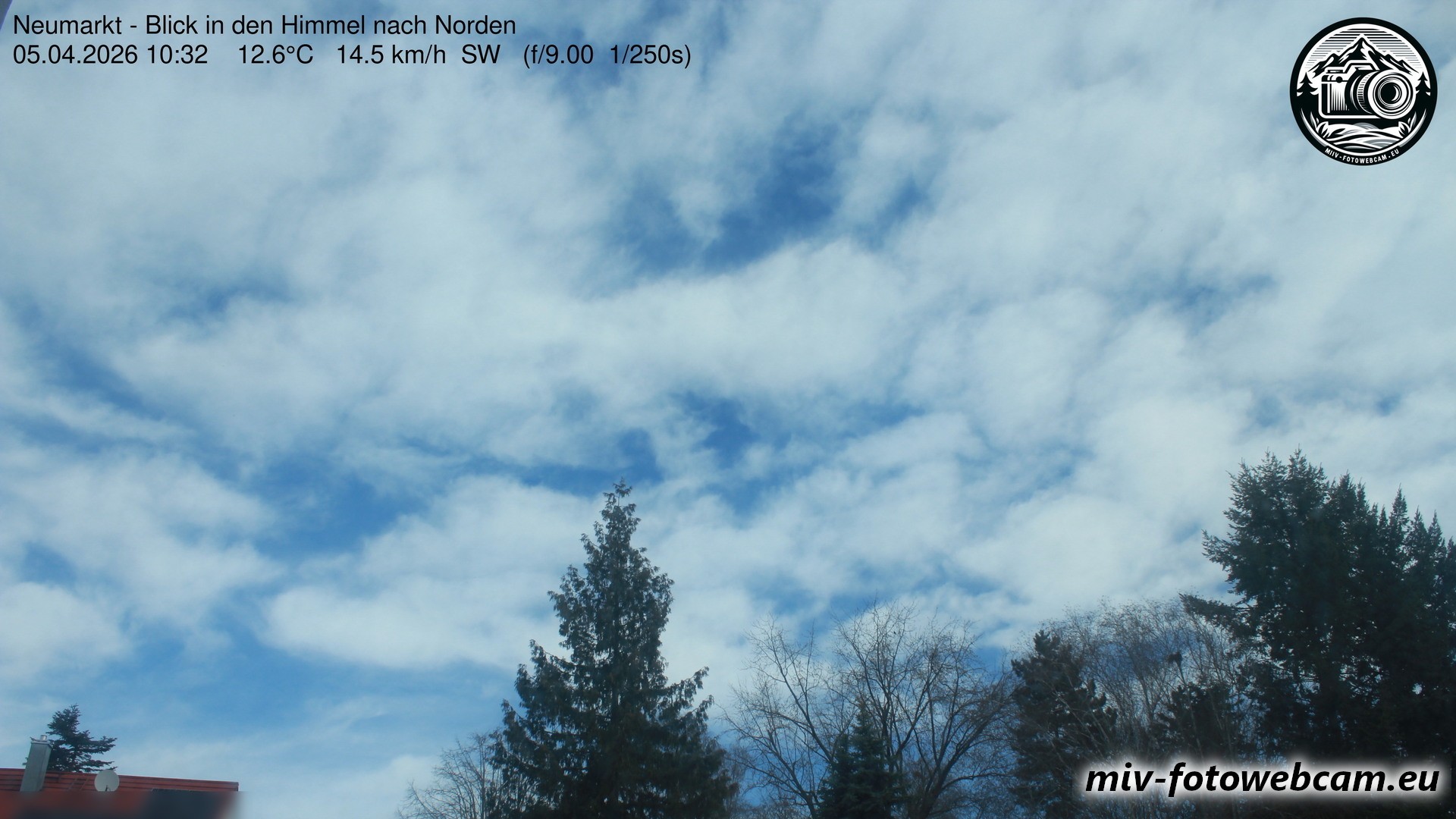 Archiv Foto Neumarkt in der Oberpfalz: Wetter-Webcam Norden