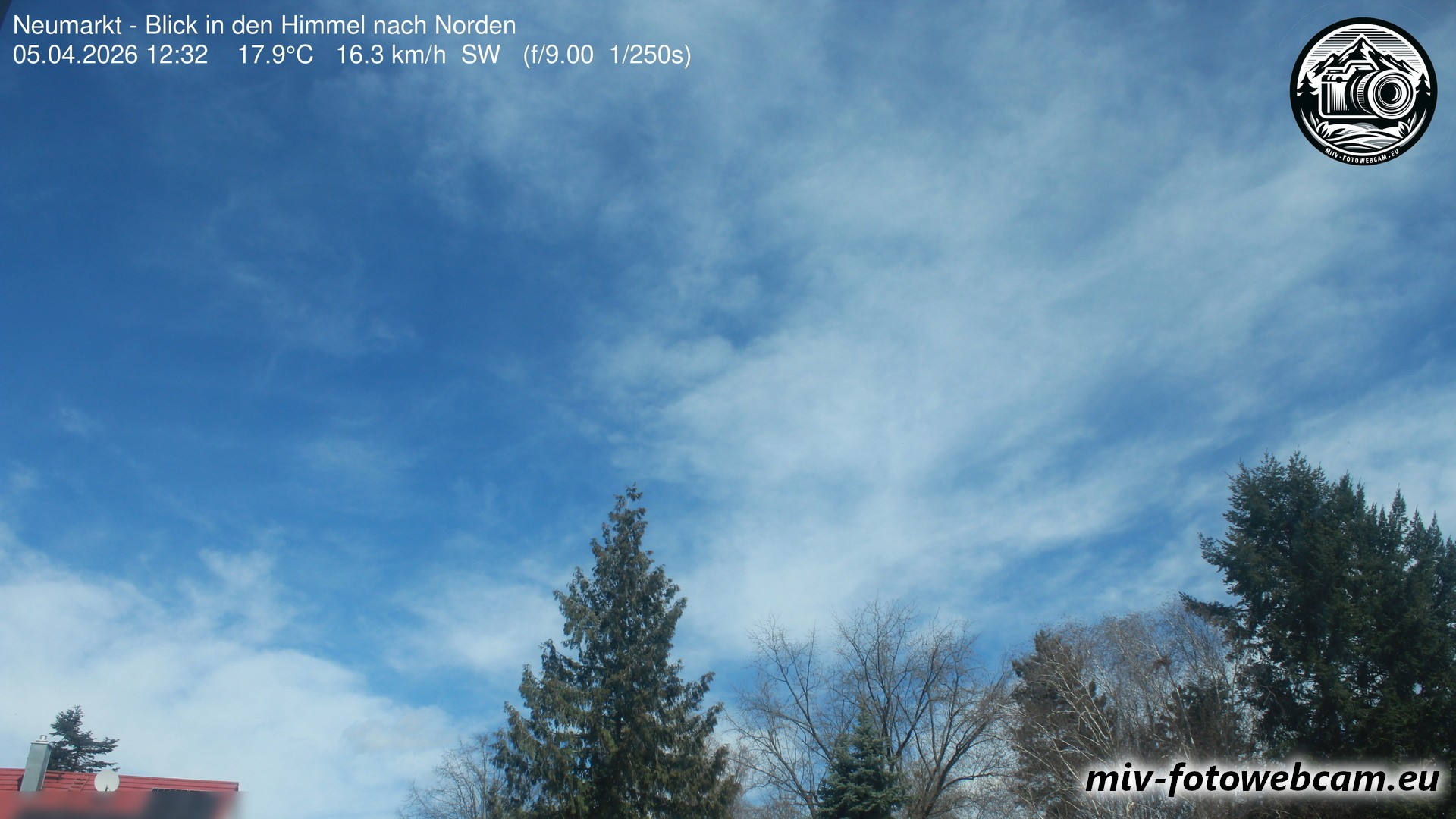 Archiv Foto Neumarkt in der Oberpfalz: Wetter-Webcam Norden