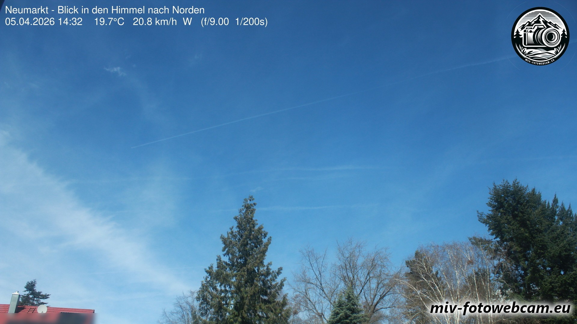 Archiv Foto Neumarkt in der Oberpfalz: Wetter-Webcam Norden