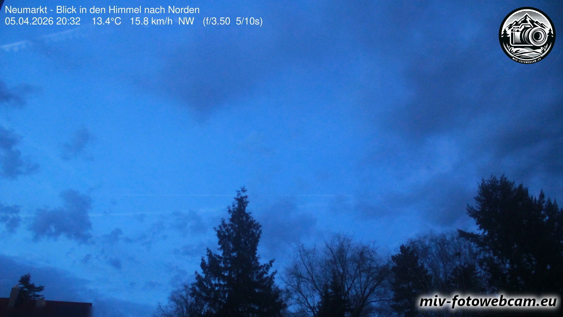 Archiv Foto Neumarkt in der Oberpfalz: Wetter-Webcam Norden