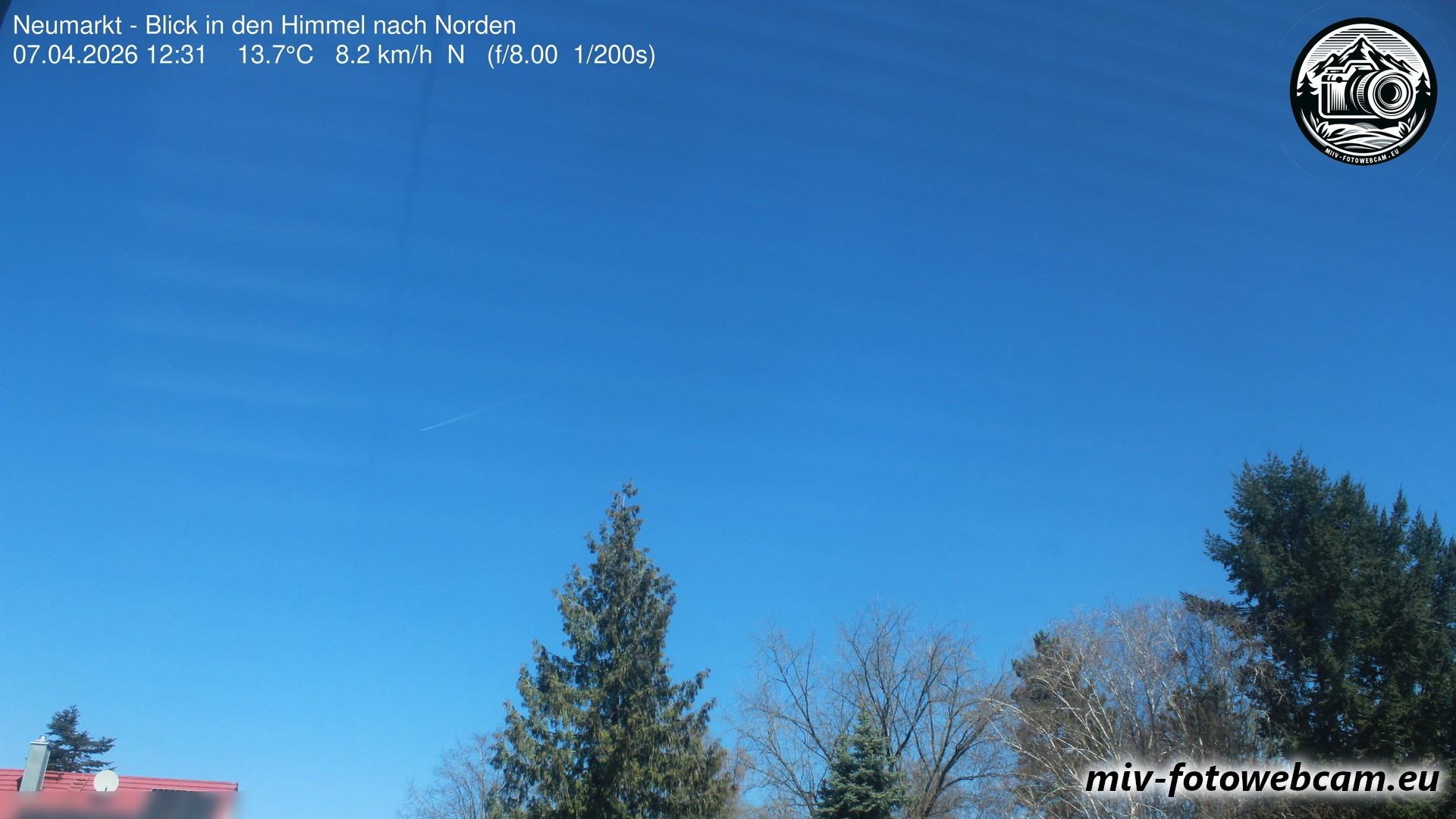 Archiv Foto Neumarkt in der Oberpfalz: Wetter-Webcam Norden