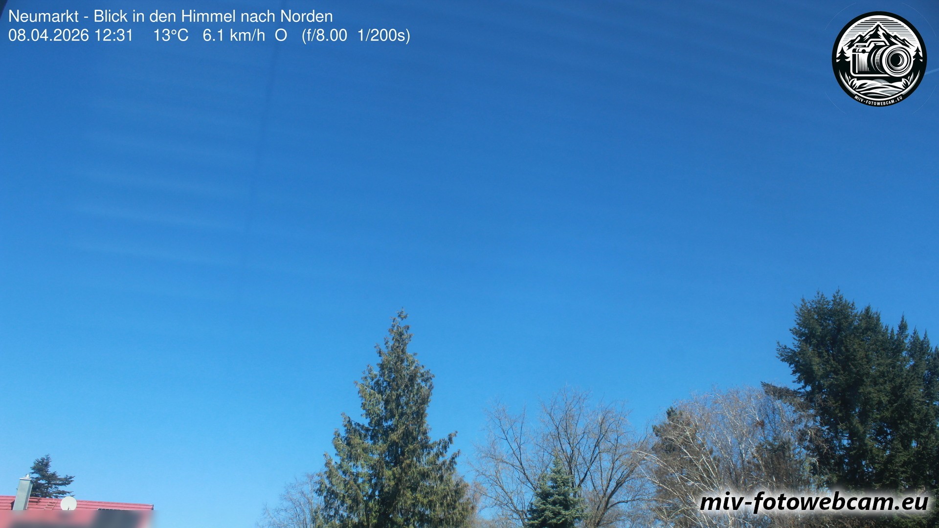 Archiv Foto Neumarkt in der Oberpfalz: Wetter-Webcam Norden