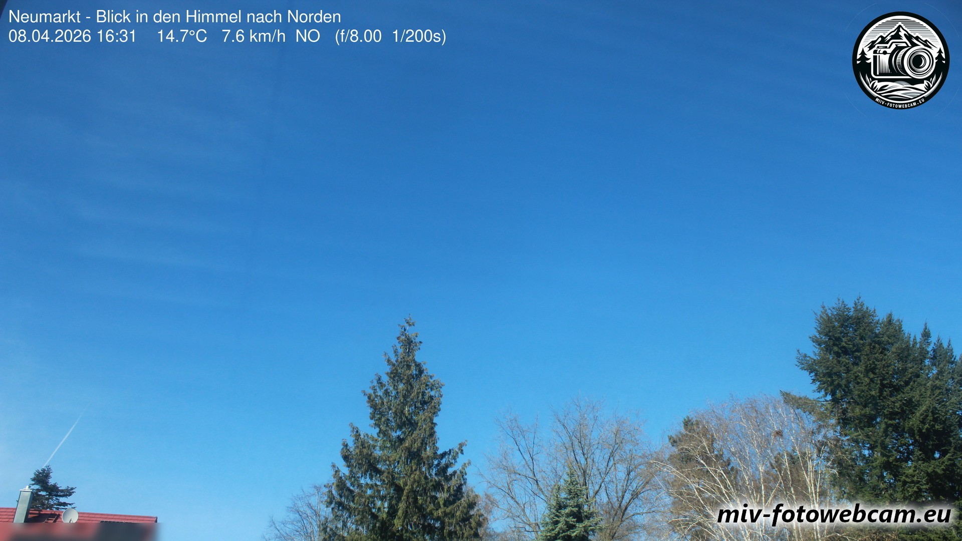 Archiv Foto Neumarkt in der Oberpfalz: Wetter-Webcam Norden