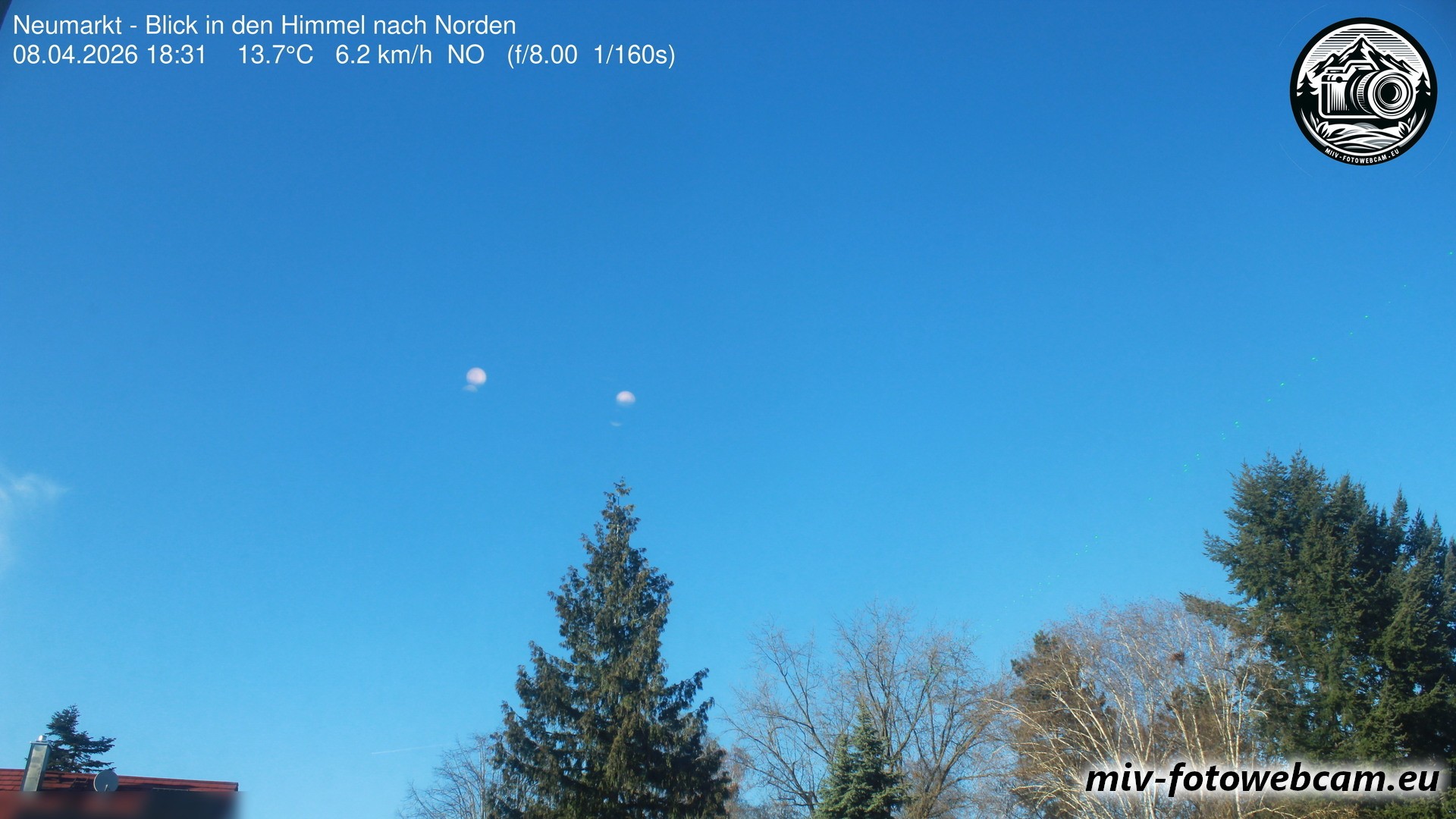 Archiv Foto Neumarkt in der Oberpfalz: Wetter-Webcam Norden
