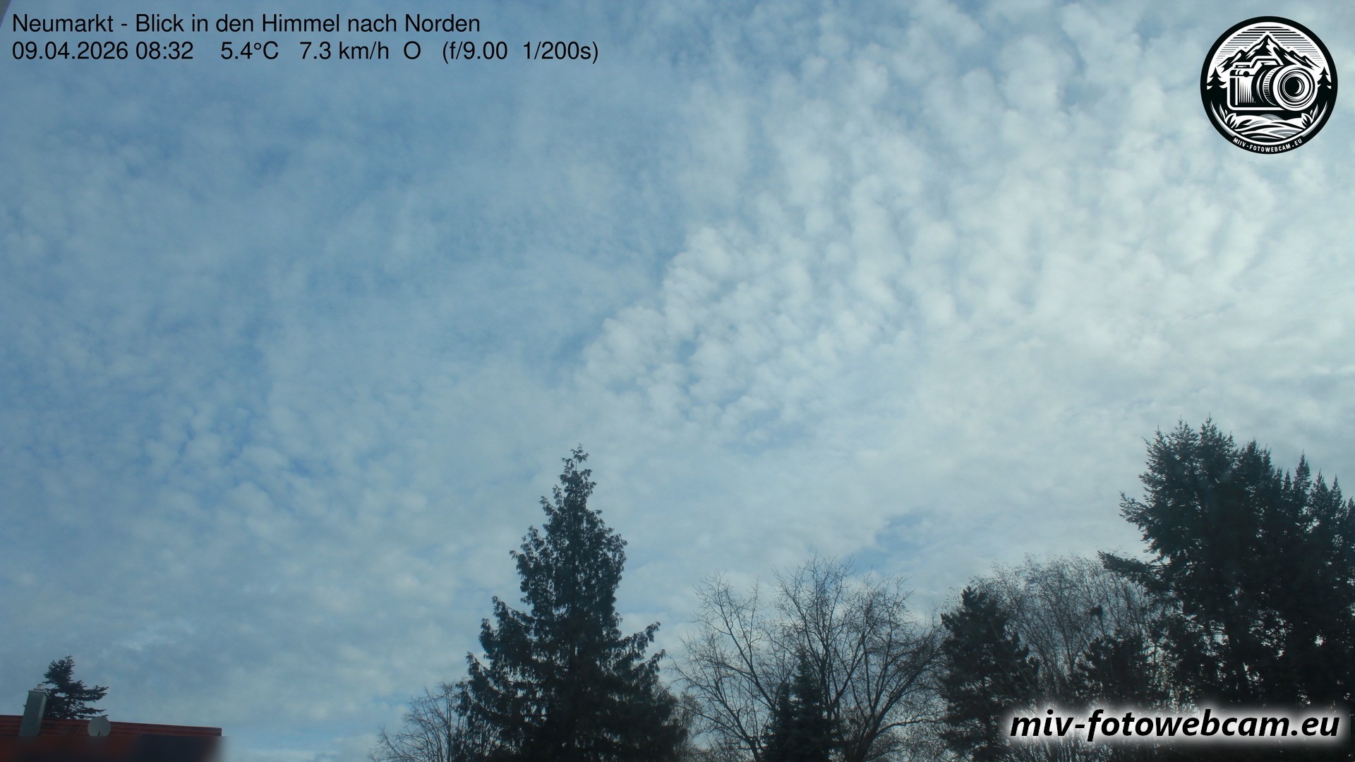 Archiv Foto Neumarkt in der Oberpfalz: Wetter-Webcam Norden