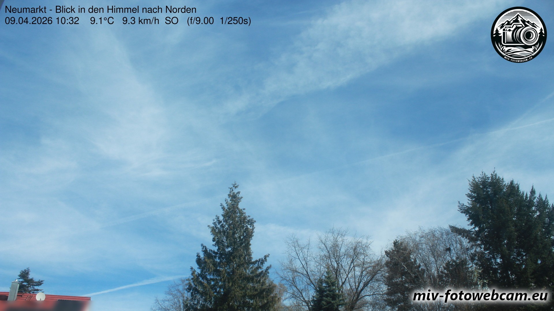 Archiv Foto Neumarkt in der Oberpfalz: Wetter-Webcam Norden