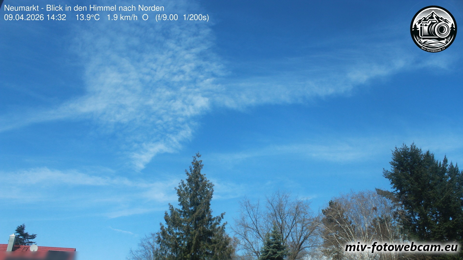 Archiv Foto Neumarkt in der Oberpfalz: Wetter-Webcam Norden