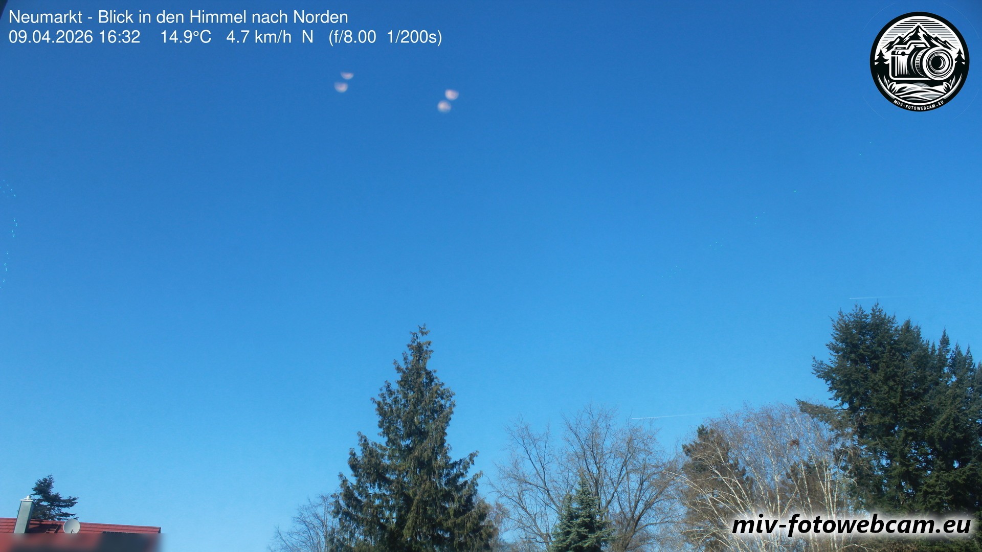 Archiv Foto Neumarkt in der Oberpfalz: Wetter-Webcam Norden