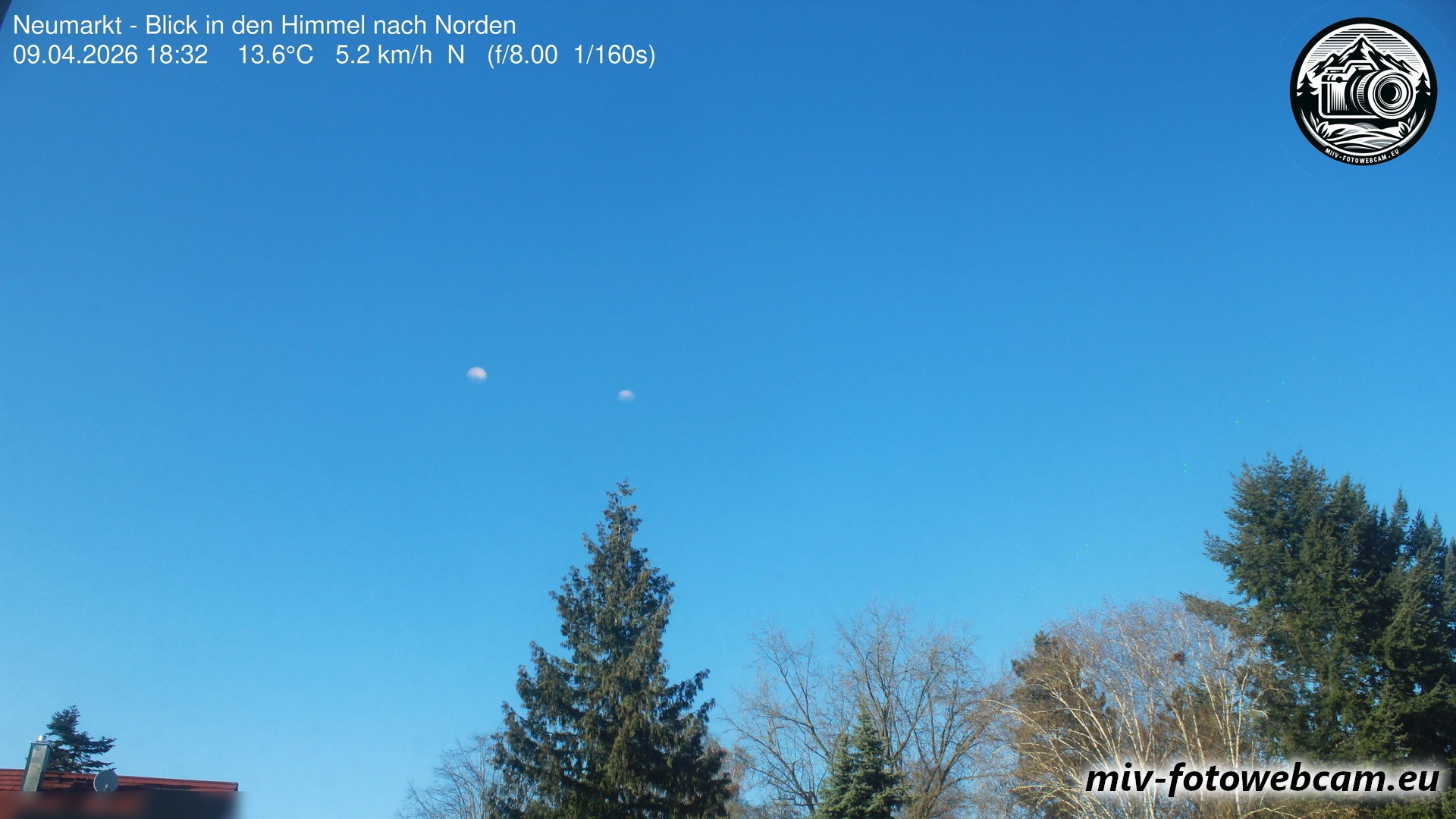 Archiv Foto Neumarkt in der Oberpfalz: Wetter-Webcam Norden