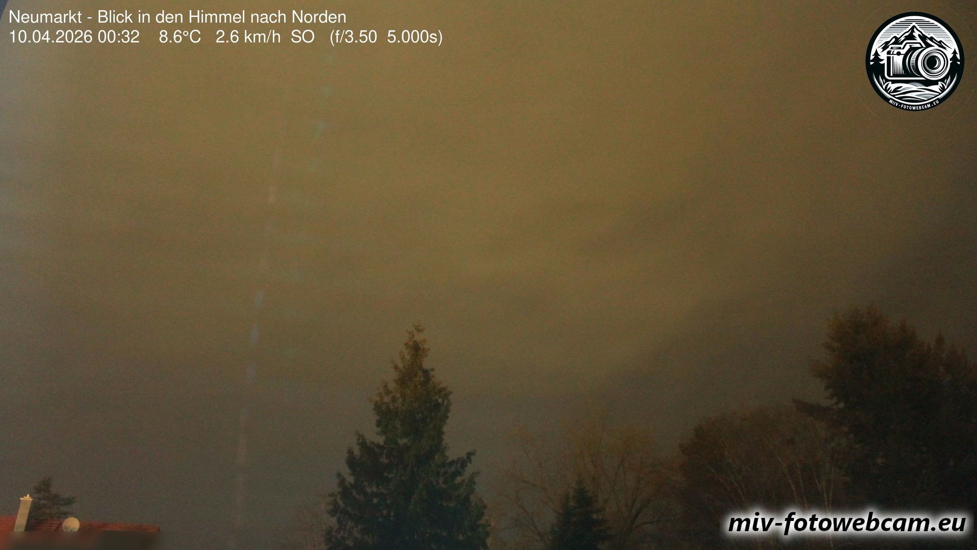 Archiv Foto Neumarkt in der Oberpfalz: Wetter-Webcam Norden