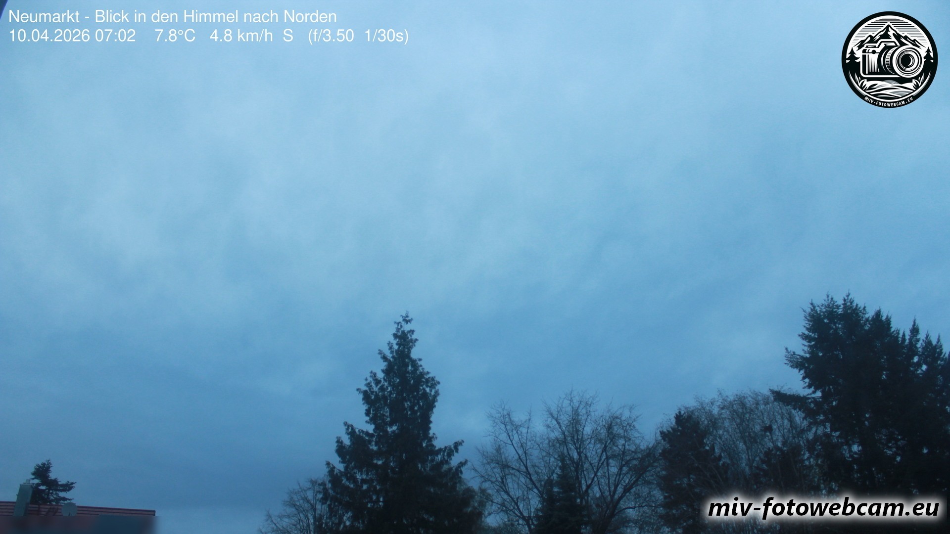 Archiv Foto Neumarkt in der Oberpfalz: Wetter-Webcam Norden