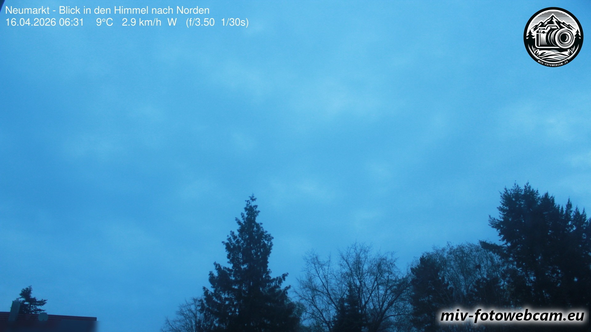 Archiv Foto Neumarkt in der Oberpfalz: Wetter-Webcam Norden