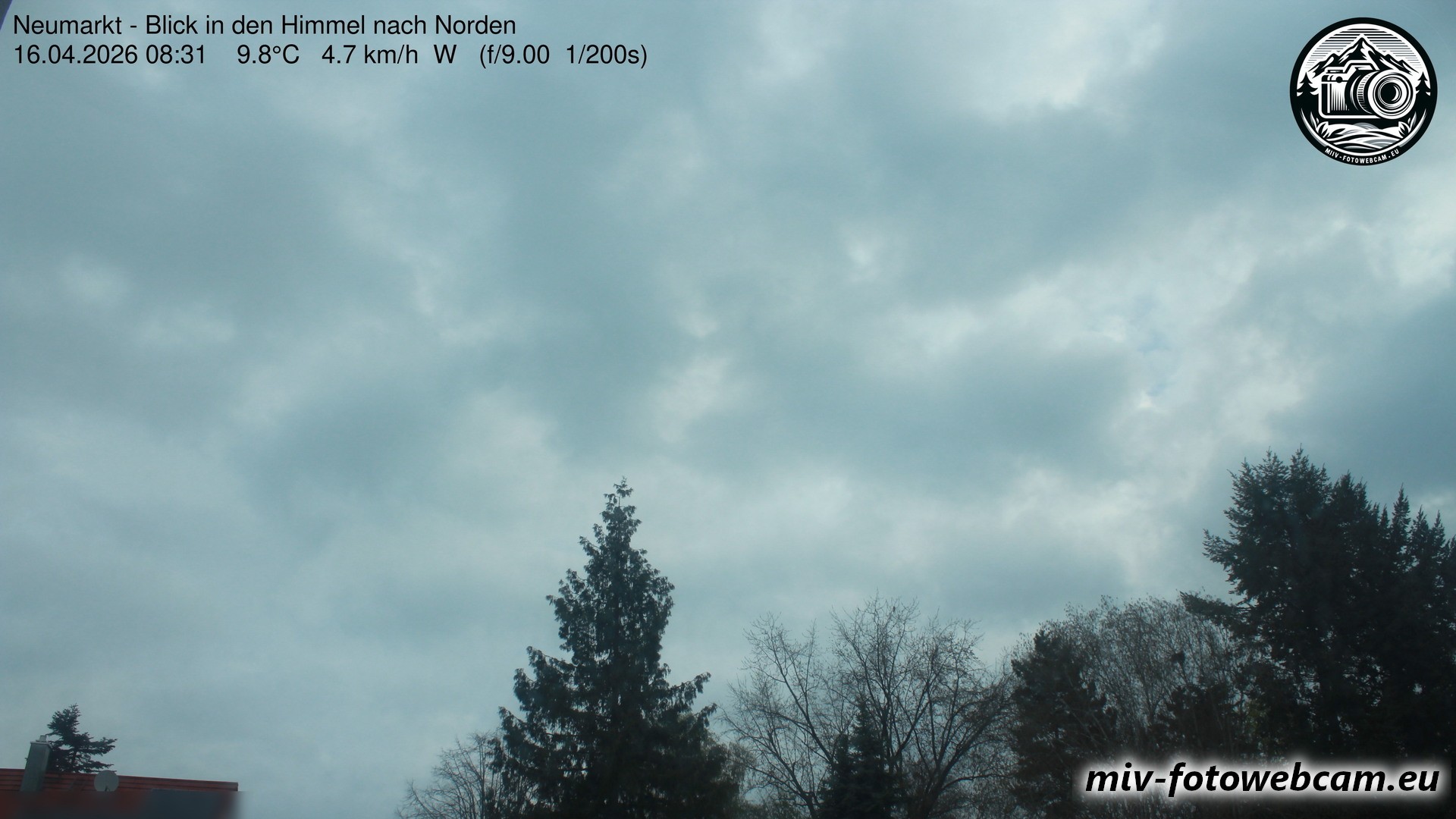 Archiv Foto Neumarkt in der Oberpfalz: Wetter-Webcam Norden