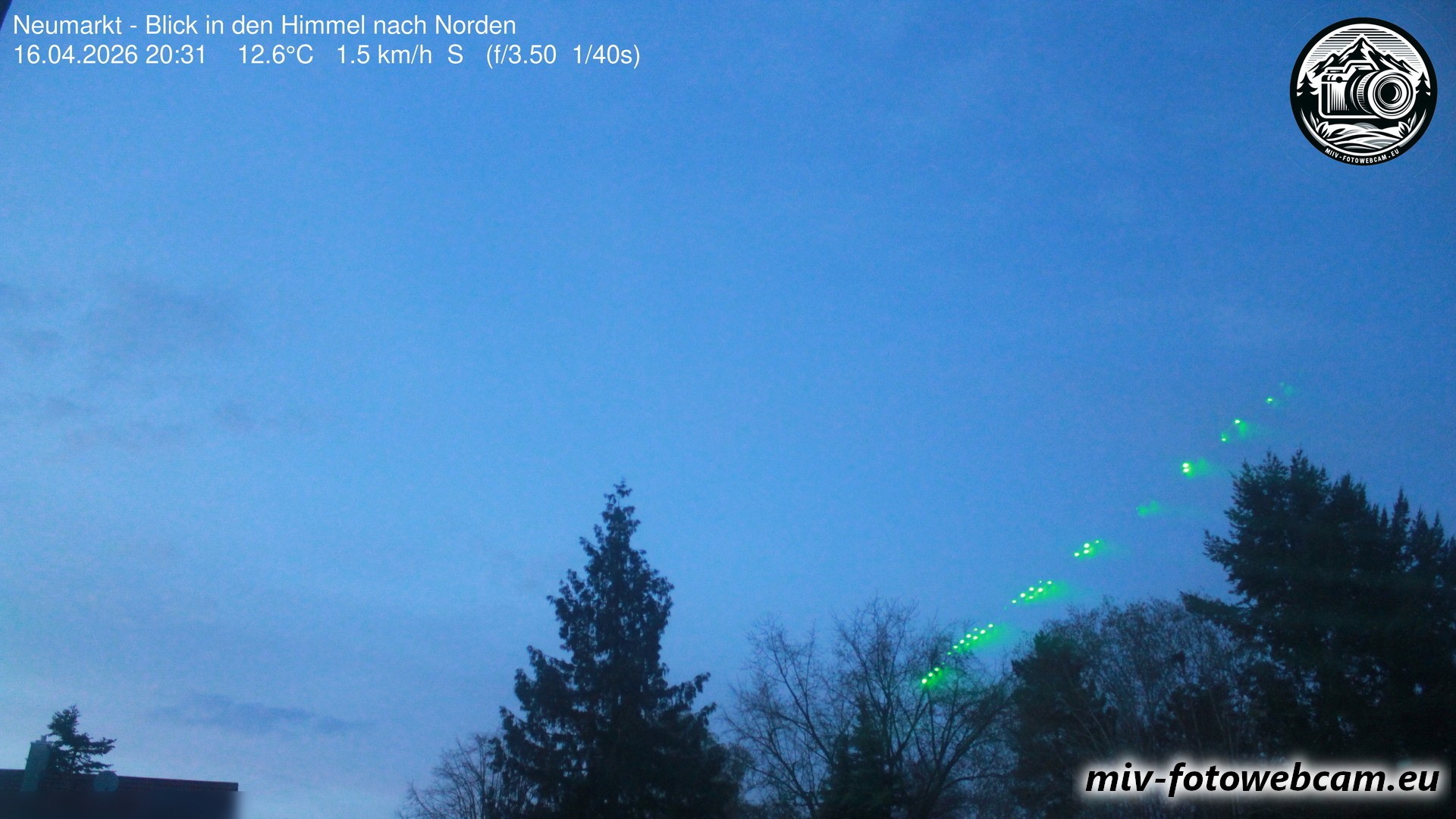 Archiv Foto Neumarkt in der Oberpfalz: Wetter-Webcam Norden