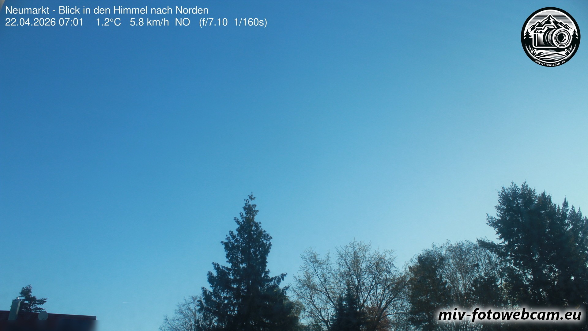 Archiv Foto Neumarkt in der Oberpfalz: Wetter-Webcam Norden